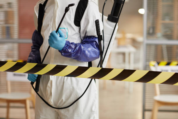 Professional Blood Cleanup technician working in Lake Arrowhead, ME